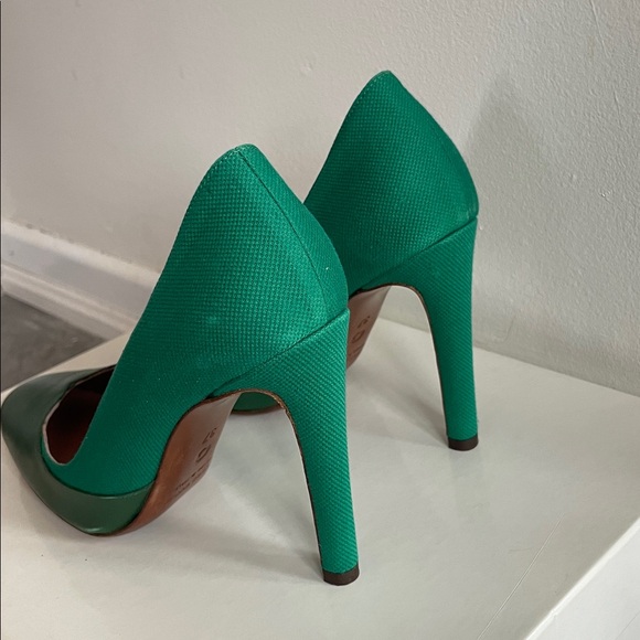 L’Autre Chose Elegant Green Vero Cuoio Women's Heels - Picture 5 of 11
